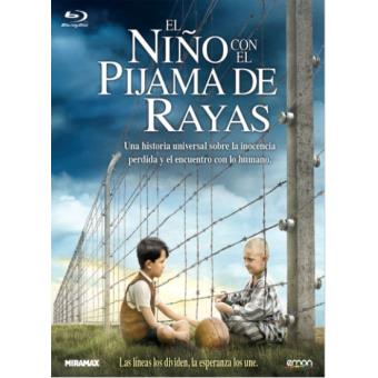 El niño con el pijama a rayas