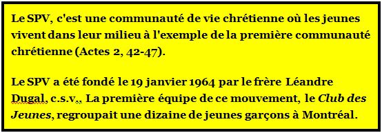 Service de préparation à la vie