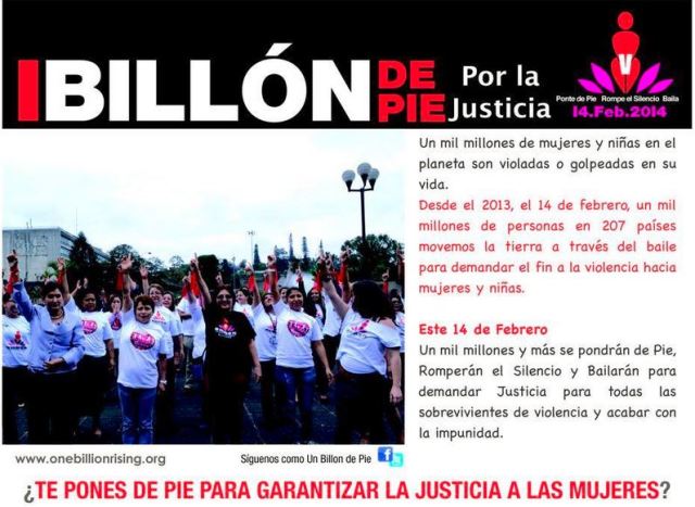 Un billón de pie por la justicia