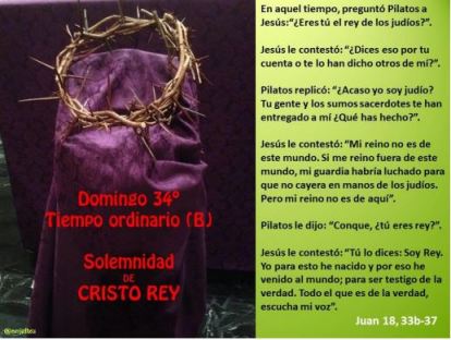 Trigesimocuarto Domingo del Tiempo Ordinario