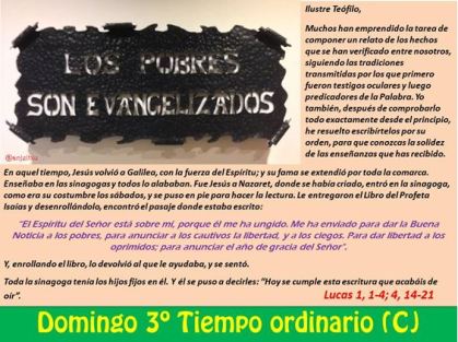 Tercer Domingo del Tiempo Ordinario