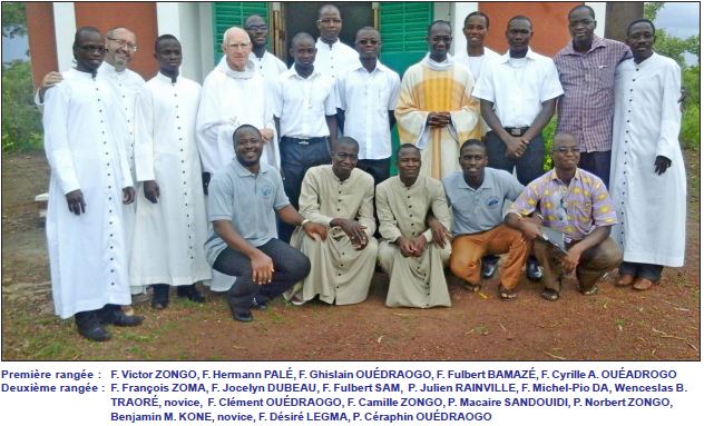 Clercs de Saint Viateur de Burkina Faso, Vocations, Vocaciones, Clérigos de San Viator