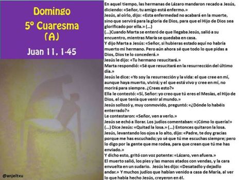 Quinto Domingo de Cuaresma