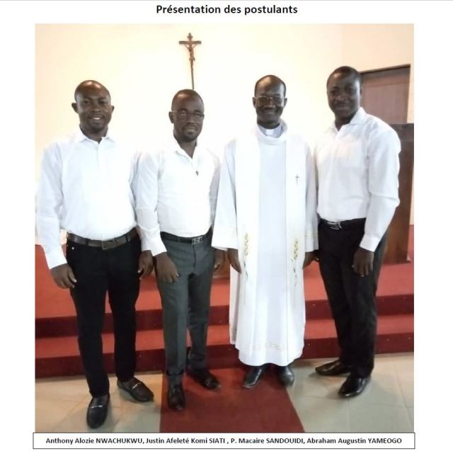 Posulantes viatores de Burkina Faso